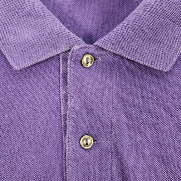 Lacoste Polo Mens US Size XXXXL 4XL Purple FR Sz 9 Classic Fit Short Sleeve Golf - Picture 9 of 10